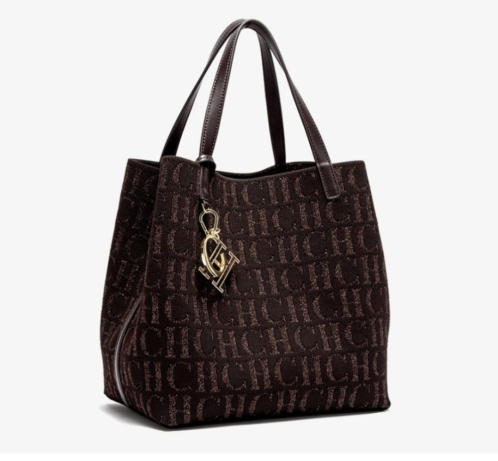 Strukturierter Logo-Shopper