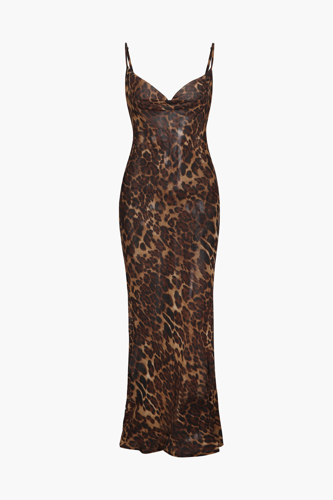 Eleganter Slip Dress "Leopard Luxe"