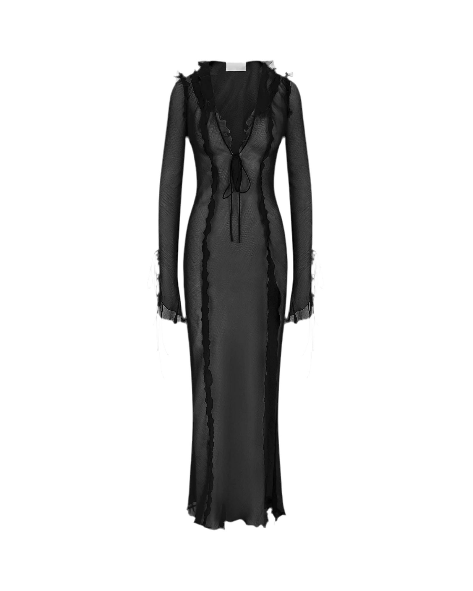 Eleganter Mesh-Maxikleid "Mystic Night"