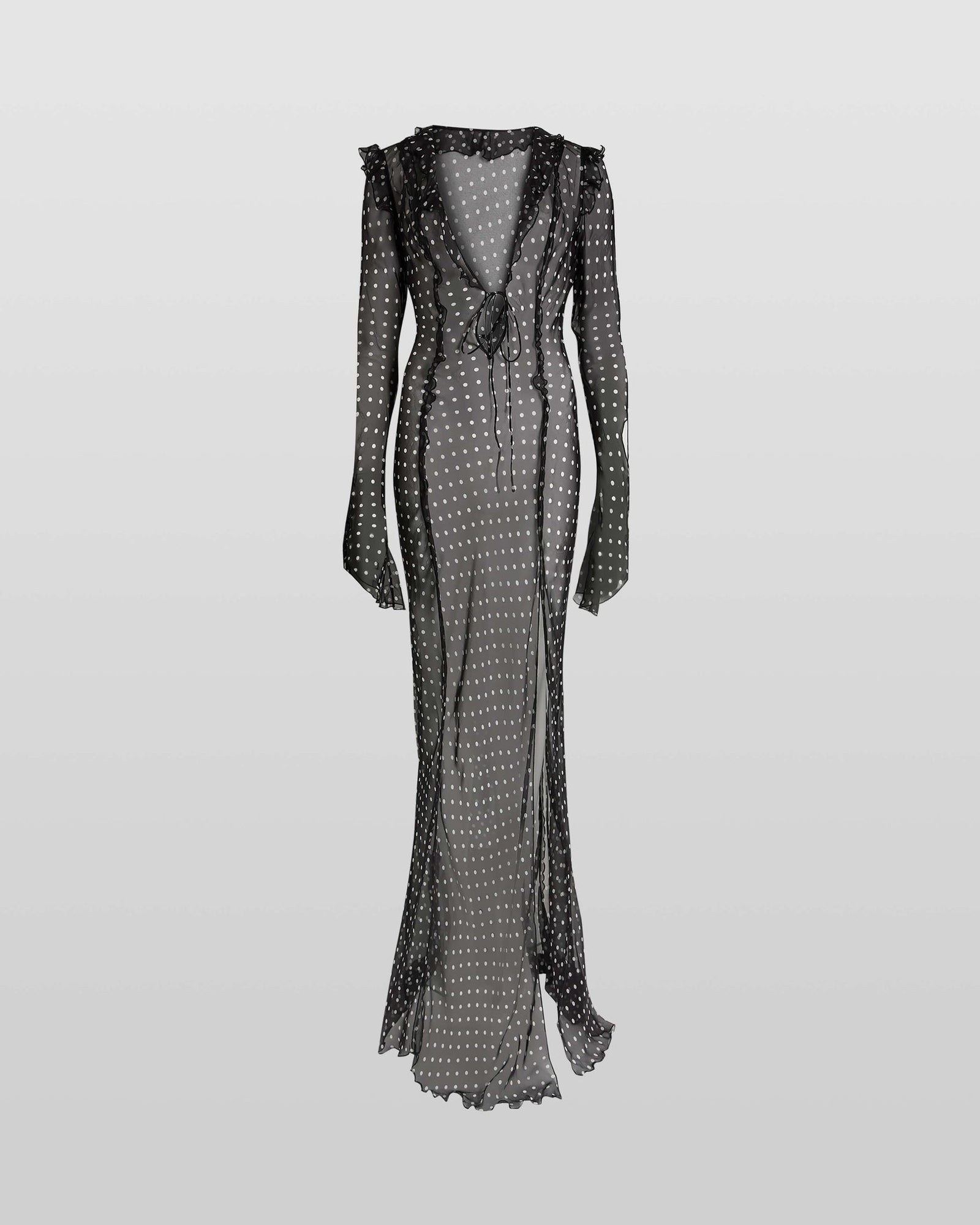 Eleganter Mesh-Maxikleid "Mystic Night"
