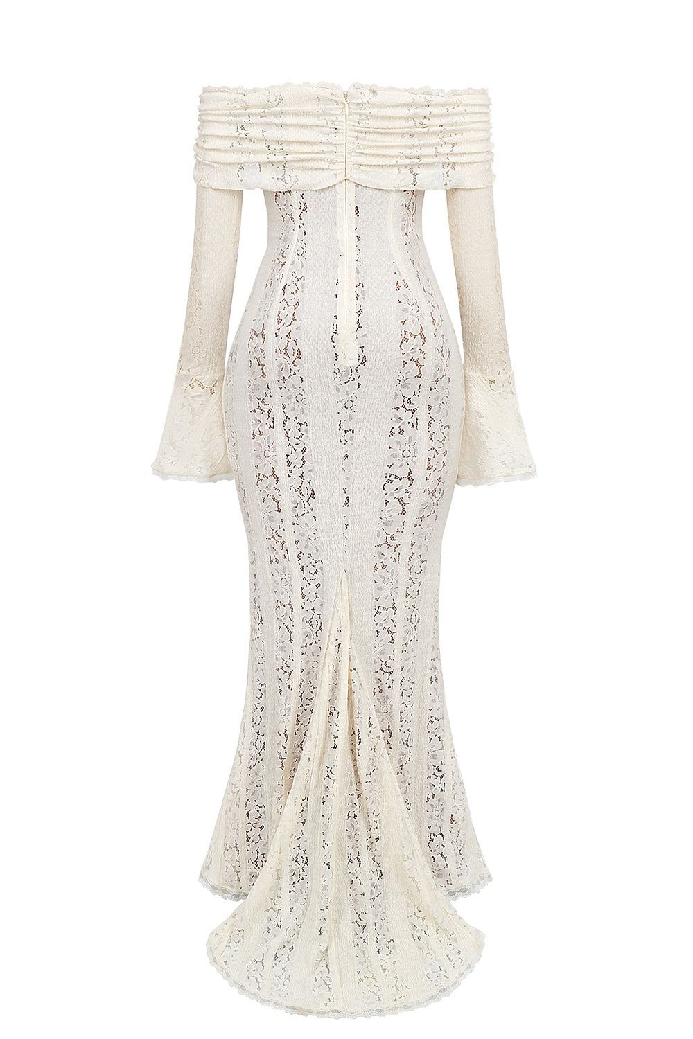 Elegantes Spitzen-Maxikleid "Boho Bride"